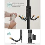 Casa si Gradina - Mobilier - Organizare si depozitare - Cuiere - Cuier metalic cu 12 agatatori, suport haine tip pom, 55x55x180 cm, negru - Infinity.ro