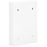 Casa si Gradina - Mobilier - Organizare si depozitare - Cutii depozitare - Cutie metalica din otel pentru 64 chei, echipata, 45x30x8cm, alba - Infinity.ro