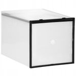 Casa si Gradina - Mobilier - Organizare si depozitare - Cutii depozitare - Set 10 cutii organizare pentru pantofi, 28x20x20, transparent - Infinity.ro