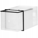 Casa si Gradina - Mobilier - Organizare si depozitare - Cutii depozitare - Set 10 cutii organizare pentru pantofi, 28x20x20, transparent - Infinity.ro