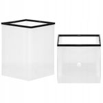 Casa si Gradina - Mobilier - Organizare si depozitare - Cutii depozitare - Set 10 cutii organizare pentru pantofi, 28x20x20, transparent - Infinity.ro