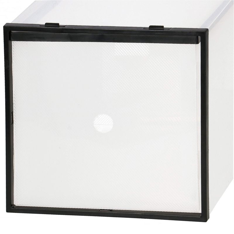 Casa si Gradina - Mobilier - Organizare si depozitare - Cutii depozitare - Set 10 cutii organizare pentru pantofi, 28x20x20, transparent - Infinity.ro