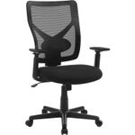 Casa si Gradina - Mobilier - Scaune si fotolii - Scaune - Scaun de birou ergonomic mesh, reglabil complet, brate si suport lombar ajustabile, 68x67x113 cm, negru - Infinity.ro