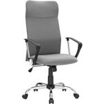 Casa si Gradina - Mobilier - Scaune si fotolii - Scaune - Scaun de birou ergonomic, reglabil pe inaltime, functie balans, maxim 120 kg, 63x63x120 cm, gri - Infinity.ro
