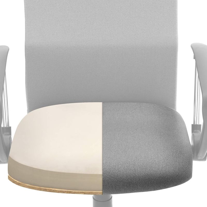 Casa si Gradina - Mobilier - Scaune si fotolii - Scaune - Scaun de birou ergonomic, reglabil pe inaltime, functie balans, maxim 120 kg, 63x63x120 cm, gri - Infinity.ro