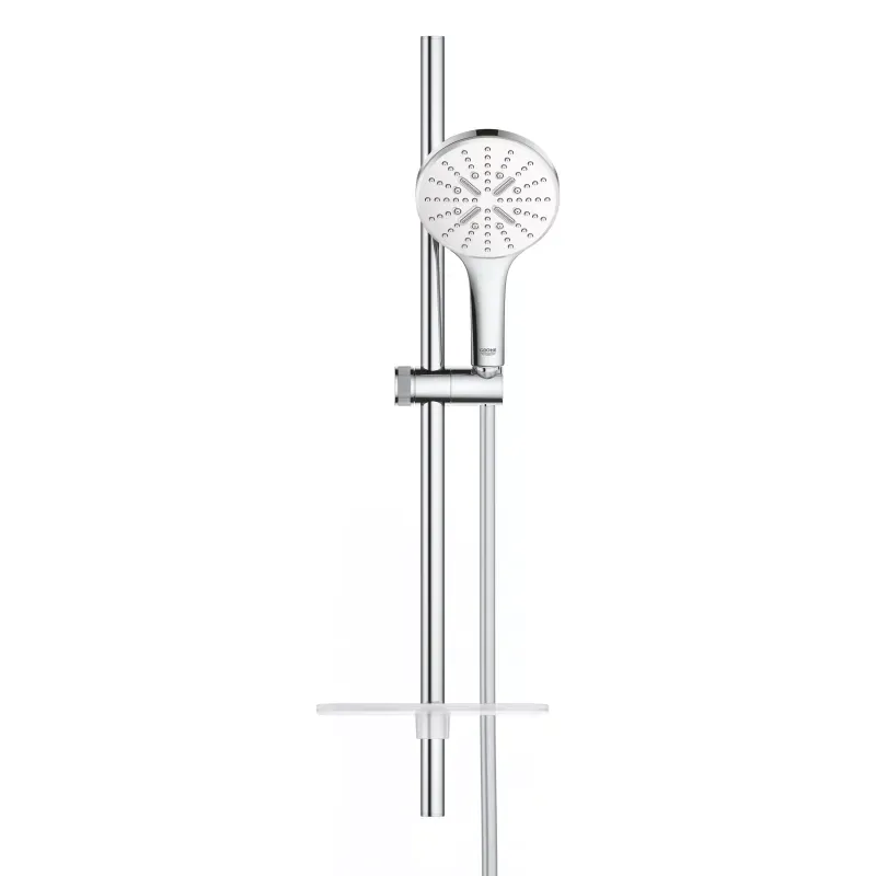Casa si Gradina - Sanitare - Cazi si cabine de dus - Coloane si seturi de dus - Coloana de dus Grohe SmartActive 130, 600 mm, 3 funcii, etajera, crom, 26576LS0 - Infinity.ro