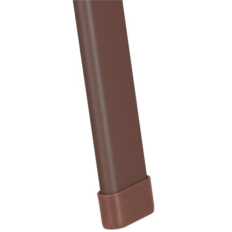 Casa si Gradina - Gradina si terasa - Mobilier exterior - Seturi mobila gradina - Set 4 scaune gradina cu brate, cadru otel si sezut textilene, 53x72x92 cm, maro - Infinity.ro