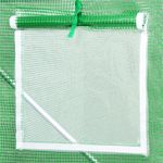 Casa si Gradina - Gradinarit si plante - Sere si solarii - Folie inlocuire sera 200x200x200 cm, PE 140g/m2 cu plasa PP, filtru UV4, 4 ferestre si usa fermoar, verde - Infinity.ro