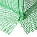 Casa si Gradina - Gradinarit si plante - Sere si solarii - Folie inlocuire sera 200x200x200 cm, PE 140g/m2 cu plasa PP, filtru UV4, 4 ferestre si usa fermoar, verde - Infinity.ro