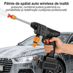 Casa si Gradina - Constructii - Scule electrice si accesorii - Aparate de spalat cu presiune - Aparat De Spalat Cu Presiune Tip Pistol, Fara Fir, 2 Acumulatori 48V Reincarcabili, Recipient Spuma, Geanta De Transport - Infinity.ro