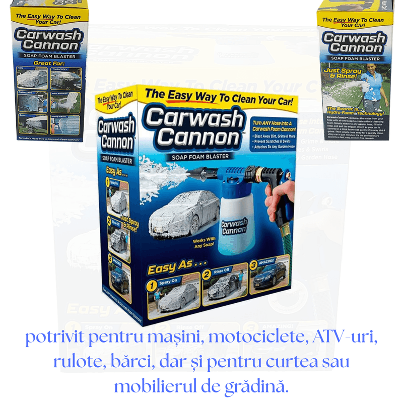 Casa si Gradina - Constructii - Scule electrice si accesorii - Aparate de spalat cu presiune - Pistol Spumare Auto Car Wash Rocket, Presiune Inalta, Jet Reglabil - Infinity.ro