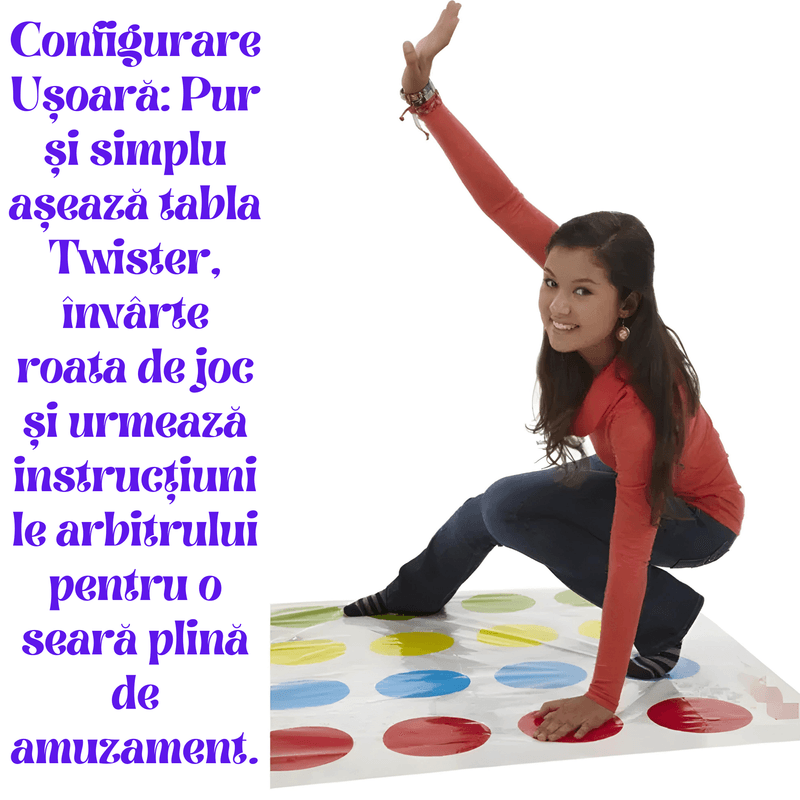 Jucarii, Copii si Bebe - Jucarii si jocuri - Jocuri si puzzle - Jocuri de societate - Set Joc Twister: Distractie pentru Toata Familia! - Infinity.ro