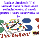 Jucarii, Copii si Bebe - Jucarii si jocuri - Jocuri si puzzle - Jocuri de societate - Set Joc Twister: Distractie pentru Toata Familia! - Infinity.ro