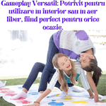 Jucarii, Copii si Bebe - Jucarii si jocuri - Jocuri si puzzle - Jocuri de societate - Set Joc Twister: Distractie pentru Toata Familia! - Infinity.ro