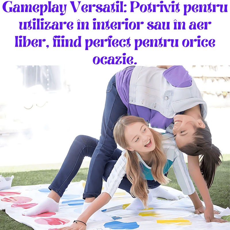 Jucarii, Copii si Bebe - Jucarii si jocuri - Jocuri si puzzle - Jocuri de societate - Set Joc Twister: Distractie pentru Toata Familia! - Infinity.ro