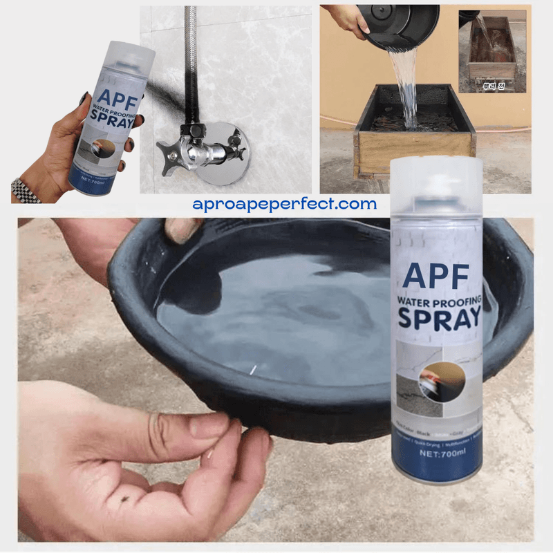 Casa si Gradina - Constructii - Materiale constructii - Silicon, spume si solutii tehnice - Spray Impermeabil pentru Oprirea Scurgerilor APF - 750ml - Transparent - Infinity.ro