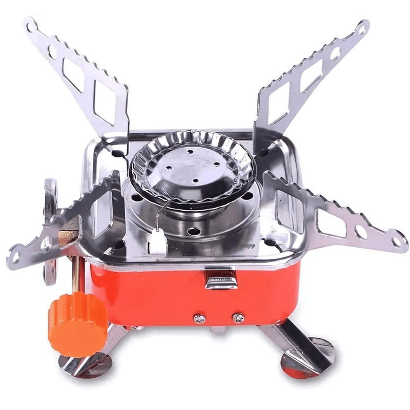 Sport si Outdoor - Camping - Bucatarie de camping - Arzatoare si accesorii - Aragaz de Exterior Portabil si Pliabil pentru Camping cu Gaz + Spray de Gaz - Infinity.ro