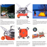 Sport si Outdoor - Camping - Bucatarie de camping - Arzatoare si accesorii - Aragaz de Exterior Portabil si Pliabil pentru Camping cu Gaz + Spray de Gaz - Infinity.ro