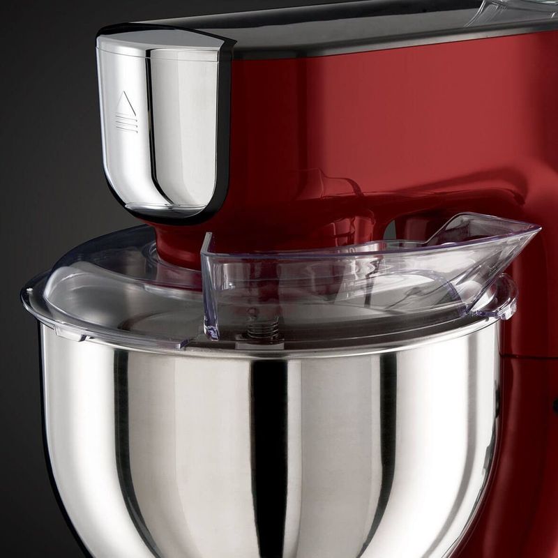 Electronice si Electrocasnice - Electrocasnice bucatarie - Mixere, tocatoare & roboti de bucatarie - Roboti de bucatarie - Robot de bucatarie multifunctional Russell Hobbs Desire, bol 3L, accesorii multiple, viteze variabile, rosu - Infinity.ro
