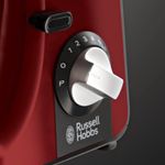 Electronice si Electrocasnice - Electrocasnice bucatarie - Mixere, tocatoare & roboti de bucatarie - Roboti de bucatarie - Robot de bucatarie multifunctional Russell Hobbs Desire, bol 3L, accesorii multiple, viteze variabile, rosu - Infinity.ro