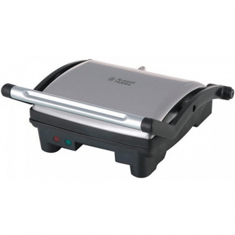 Electronice si Electrocasnice - Electrocasnice bucatarie - Aparate de gatit & desert - Gratare electrice - Gratar cu plita Russell Hobbs Cook@Home 3 in 1, suprafata antiaderenta, placa reversibila, colectare grasime, negru - Infinity.ro