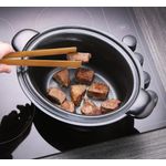 Electronice si Electrocasnice - Electrocasnice bucatarie - Aparate de gatit & desert - Multicooker - Slow cooker Russell Hobbs, 3.5L, 3 setari temperatura, vas ceramic detasabil, mentinere cald, negru - Infinity.ro