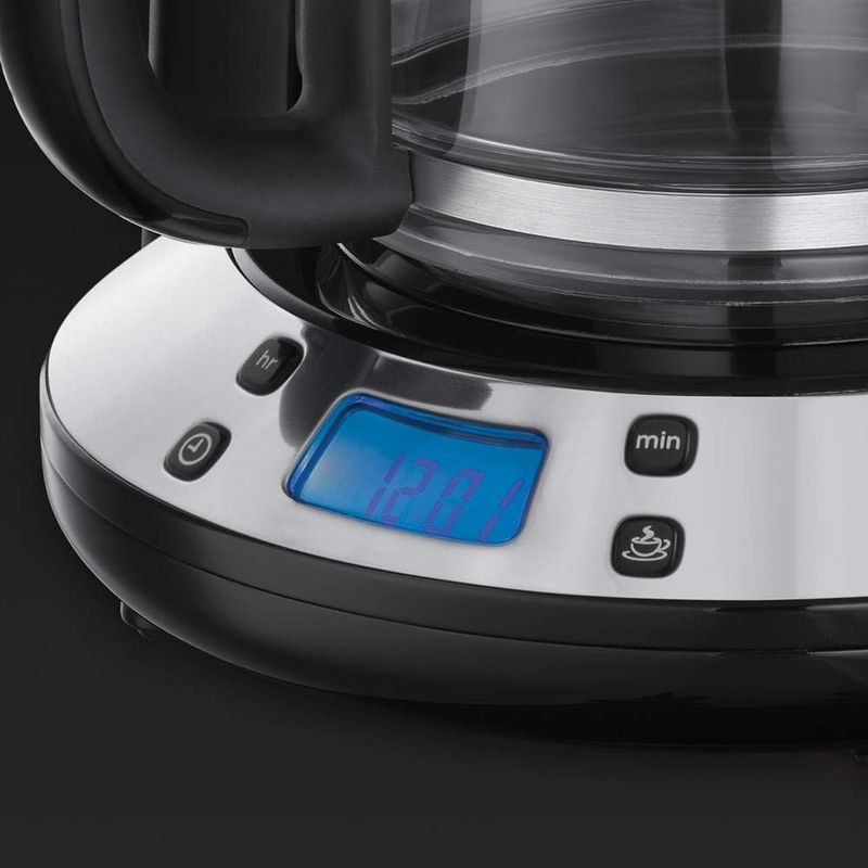 Electronice si Electrocasnice - Electrocasnice bucatarie - Preparare bauturi - Espressoare - Cafetiera Russell Hobbs Colours Plus+, 1.25L, filtru permanent, plita mentinere cald, indicator nivel apa, crem - Infinity.ro