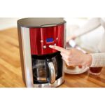 Electronice si Electrocasnice - Electrocasnice bucatarie - Preparare bauturi - Cafetiere - Cafetiera Russell Hobbs Luna, 1.25L, filtru permanent, plita mentinere cald, design elegant, rosu - Infinity.ro