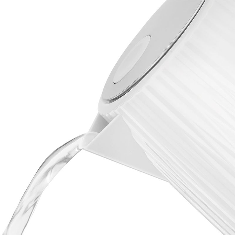 Electronice si Electrocasnice - Electrocasnice bucatarie - Preparare bauturi - Fierbatoare de apa - Fierbator Russell Hobbs Eden, 1.7L, 2400W, design modern, filtru calcar, indicator nivel apa, alb - Infinity.ro
