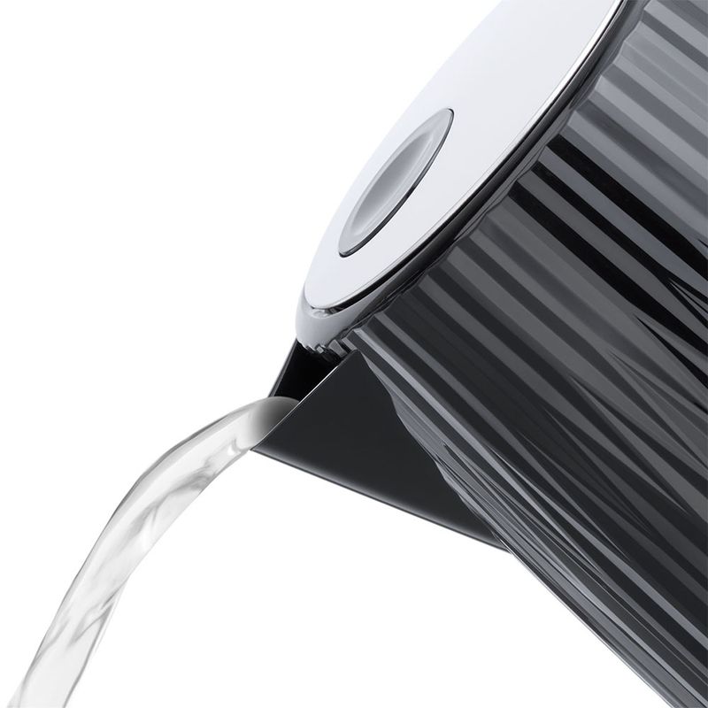 Electronice si Electrocasnice - Electrocasnice bucatarie - Preparare bauturi - Fierbatoare de apa - Fierbator Russell Hobbs Eden, 1.7L, 2400W, design modern, filtru calcar, indicator nivel apa, negru - Infinity.ro