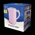 Electronice si Electrocasnice - Electrocasnice bucatarie - Preparare bauturi - Fierbatoare de apa - Fierbator Russell Hobbs Eden, 1.7L, 2400W, design modern, filtru calcar, indicator nivel apa, roz - Infinity.ro