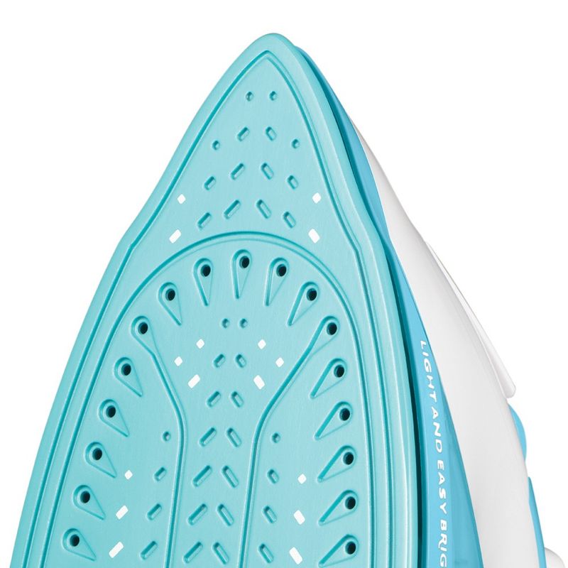 Electronice si Electrocasnice - Ingrijirea tesaturilor - Statii de calcat - Fier de calcat Russell Hobbs Light & Easy Brights, talpa ceramica cu balsam, abur 115g, abur continuu 35g, albastru - Infinity.ro