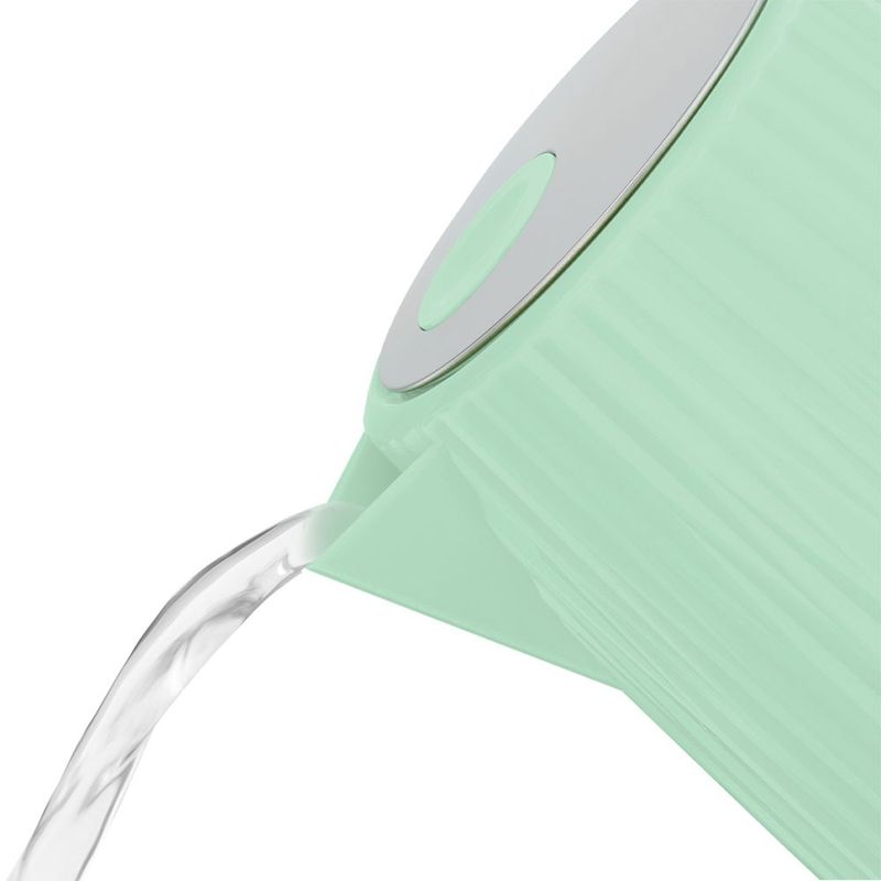 Electronice si Electrocasnice - Electrocasnice bucatarie - Preparare bauturi - Fierbatoare de apa - Fierbator Russell Hobbs Eden, 1.7L, 2400W, design modern, filtru calcar, indicator nivel apa, verde - Infinity.ro