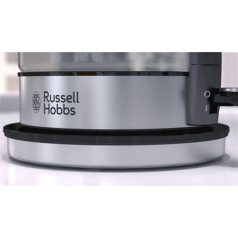 Electronice si Electrocasnice - Electrocasnice bucatarie - Preparare bauturi - Fierbatoare de apa - Fierbator Russell Hobbs Elegance, 1.7L, 2400W, design elegant, filtru calcar, indicator nivel apa, argintiu - Infinity.ro