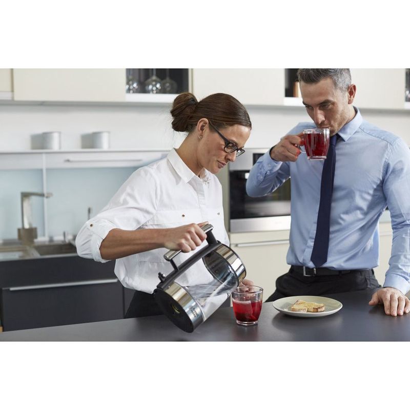 Electronice si Electrocasnice - Electrocasnice bucatarie - Preparare bauturi - Fierbatoare de apa - Fierbator Russell Hobbs Elegance, 1.7L, 2400W, design elegant, filtru calcar, indicator nivel apa, argintiu - Infinity.ro
