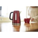 Electronice si Electrocasnice - Electrocasnice bucatarie - Preparare bauturi - Fierbatoare de apa - Fierbator Russell Hobbs Luna, 1.7L, 2400W, prajire rapida, filtru calcar detasabil, indicator nivel apa, rosu - Infinity.ro