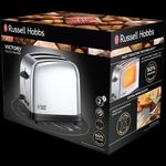 Electronice si Electrocasnice - Electrocasnice bucatarie - Preparare paine - Prajitoare de paine - Prajitor de paine Russell Hobbs Victory Classic, 2 fante, gratar chifle, tava firimituri detasabila - Infinity.ro