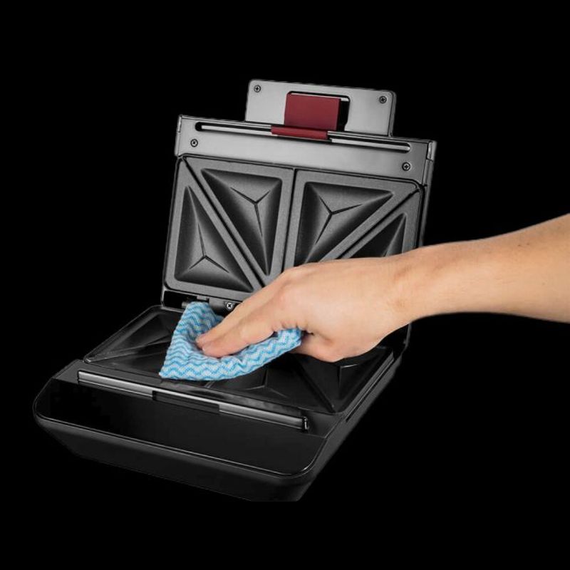 Electronice si Electrocasnice - Electrocasnice bucatarie - Preparare paine - Sandwich-maker - Sandwich maker Russell Hobbs Creations Easy Clean, placi detasabile lavabile, suprafata antiaderenta, indicator luminos - Infinity.ro