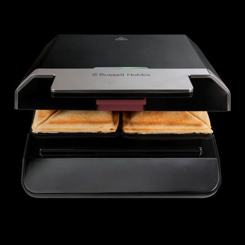 Electronice si Electrocasnice - Electrocasnice bucatarie - Preparare paine - Sandwich-maker - Sandwich maker Russell Hobbs Creations Easy Clean, placi detasabile lavabile, suprafata antiaderenta, indicator luminos - Infinity.ro