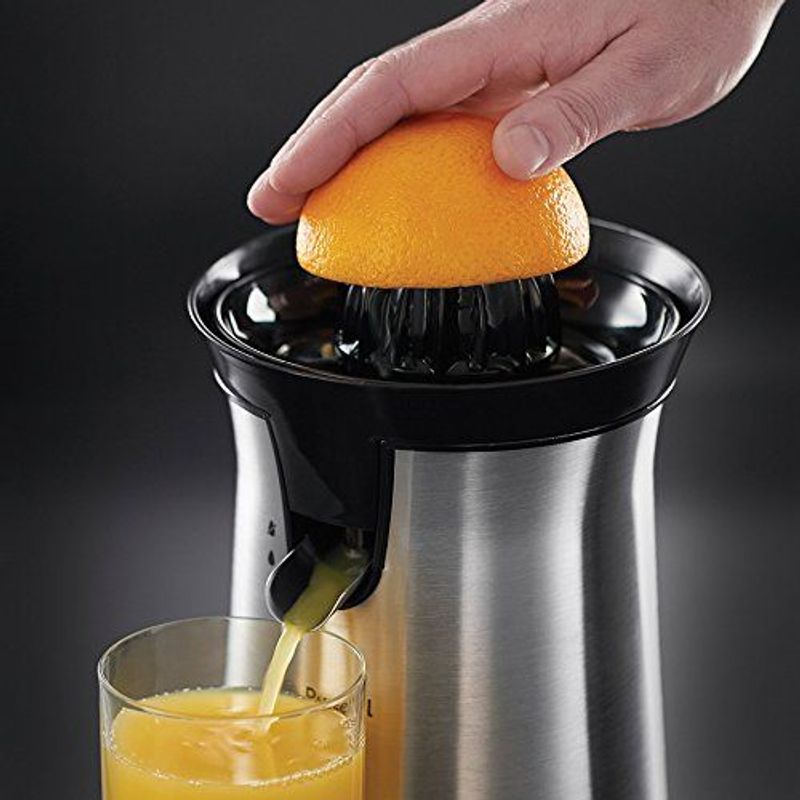 Electronice si Electrocasnice - Electrocasnice bucatarie - Preparare bauturi - Storcatoare de fructe - Storcator de citrice Russell Hobbs Classics, 2 conuri stoarcere, recipient detasabil, filtru pulpa, design clasic, alb - Infinity.ro