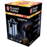 Electronice si Electrocasnice - Electrocasnice bucatarie - Preparare bauturi - Storcatoare de fructe - Storcator de citrice Russell Hobbs Classics, 2 conuri stoarcere, recipient detasabil, filtru pulpa, design clasic, alb - Infinity.ro