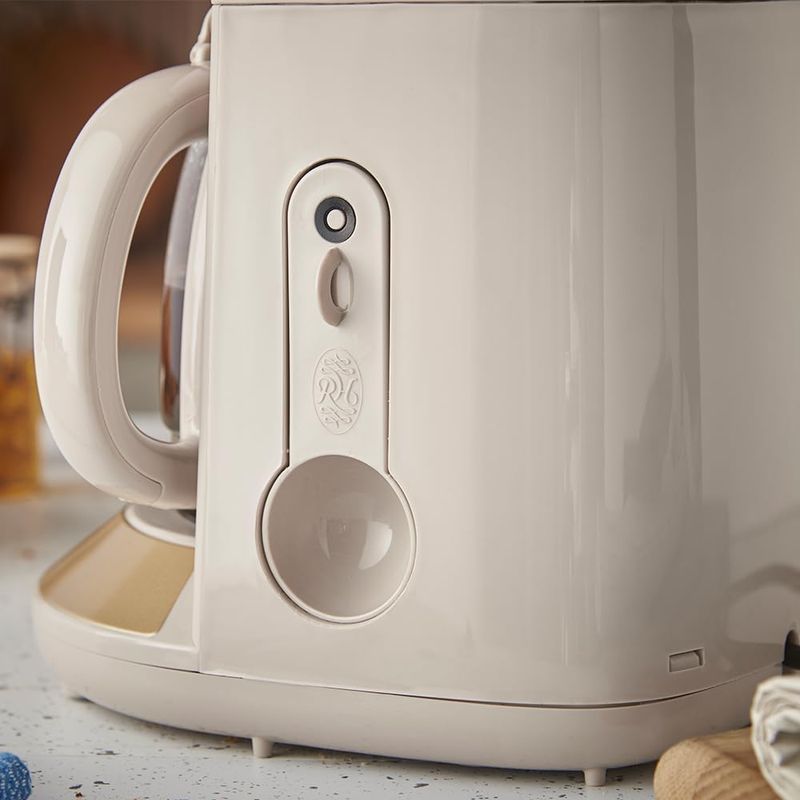 Electronice si Electrocasnice - Electrocasnice bucatarie - Preparare bauturi - Cafetiere - Cafetiera cu filtru Russell Hobbs 26781-56 Bronte, 1.25L, WhirlTech, pause & pour, mentinere cald 40 min, Stone - Infinity.ro