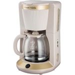 Electronice si Electrocasnice - Electrocasnice bucatarie - Preparare bauturi - Cafetiere - Cafetiera cu filtru Russell Hobbs 26781-56 Bronte, 1.25L, WhirlTech, pause & pour, mentinere cald 40 min, Stone - Infinity.ro