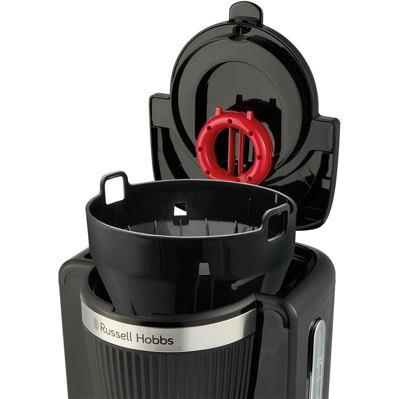 Electronice si Electrocasnice - Electrocasnice bucatarie - Preparare bauturi - Espressoare - Cafetiera cu filtru Russell Hobbs 26780-56 Bronte, 1.25L, WhirlTech, pause & pour, mentinere cald 40 min, Negru Mat - Infinity.ro