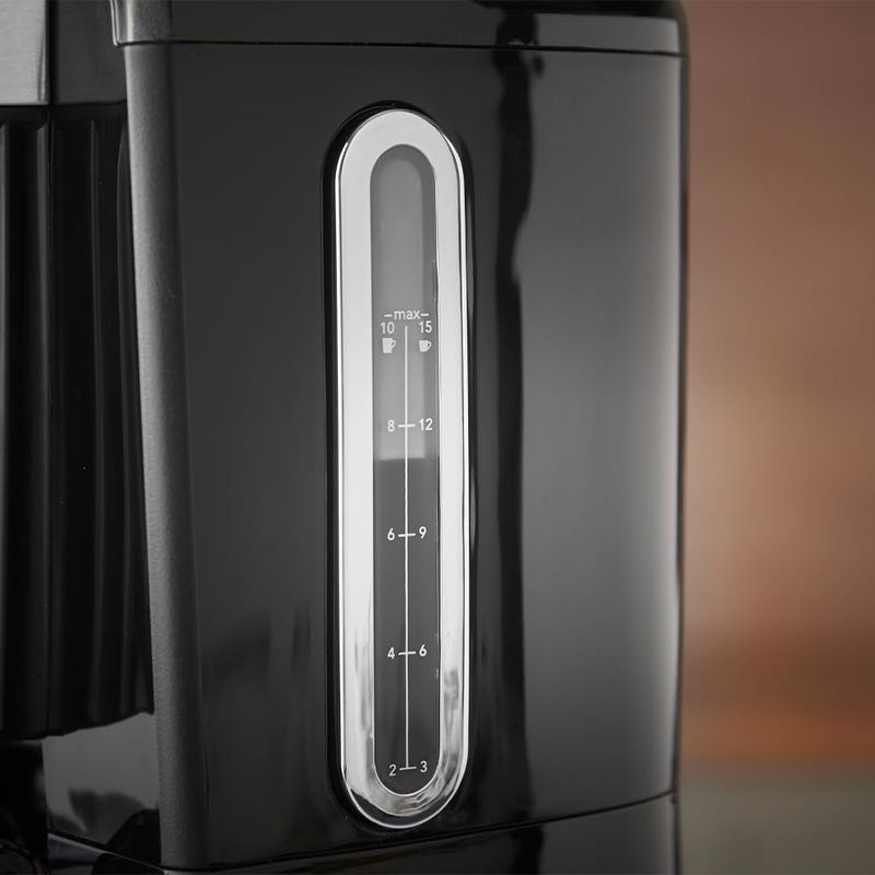 Electronice si Electrocasnice - Electrocasnice bucatarie - Preparare bauturi - Espressoare - Cafetiera cu filtru Russell Hobbs 26780-56 Bronte, 1.25L, WhirlTech, pause & pour, mentinere cald 40 min, Negru Mat - Infinity.ro