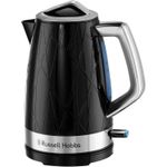 Electronice si Electrocasnice - Electrocasnice bucatarie - Preparare bauturi - Fierbatoare de apa - Fierbator Russell Hobbs Structure, 1.7L, 2400W, design geometric, filtru calcar, indicator nivel apa, negru - Infinity.ro