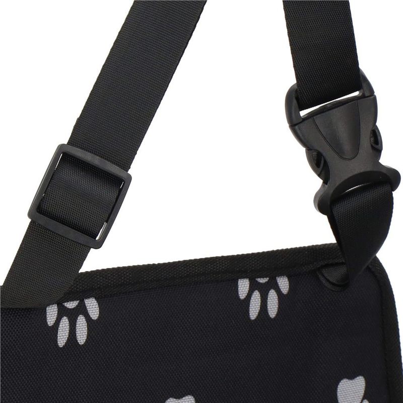Petshop - Accesorii petshop - Culcusuri si custi - Genti si articole transport - Geanta auto transport animale companie caini pisici poliester, 40x43x30 cm, pliabila, negru - Infinity.ro