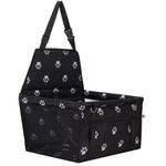 Petshop - Accesorii petshop - Culcusuri si custi - Genti si articole transport - Geanta auto transport animale companie caini pisici poliester, 40x43x30 cm, pliabila, negru - Infinity.ro