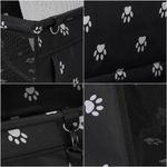 Petshop - Accesorii petshop - Culcusuri si custi - Genti si articole transport - Geanta auto transport animale companie caini pisici poliester, 40x43x30 cm, pliabila, negru - Infinity.ro