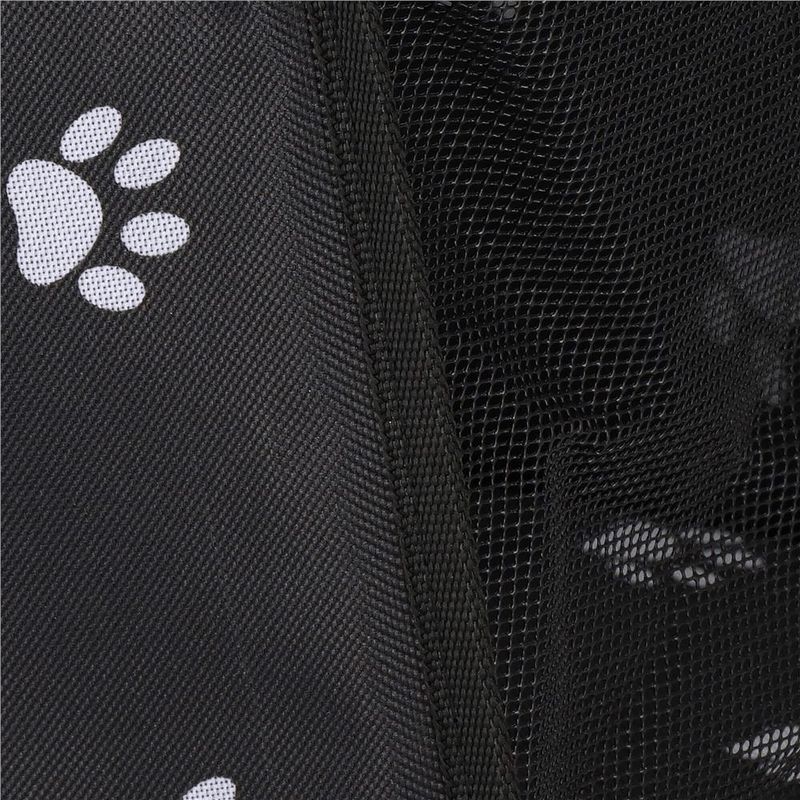 Petshop - Accesorii petshop - Culcusuri si custi - Genti si articole transport - Geanta auto transport animale companie caini pisici poliester, 40x43x30 cm, pliabila, negru - Infinity.ro